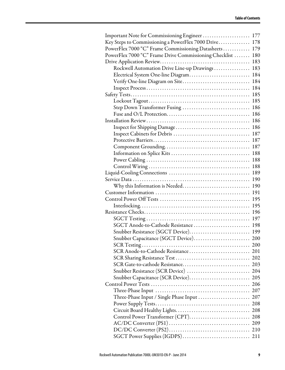 Rockwell Automation 7000L PowerFlex Medium Voltage AC Drive (C-Frame) - ForGe Control User Manual | Page 9 / 432