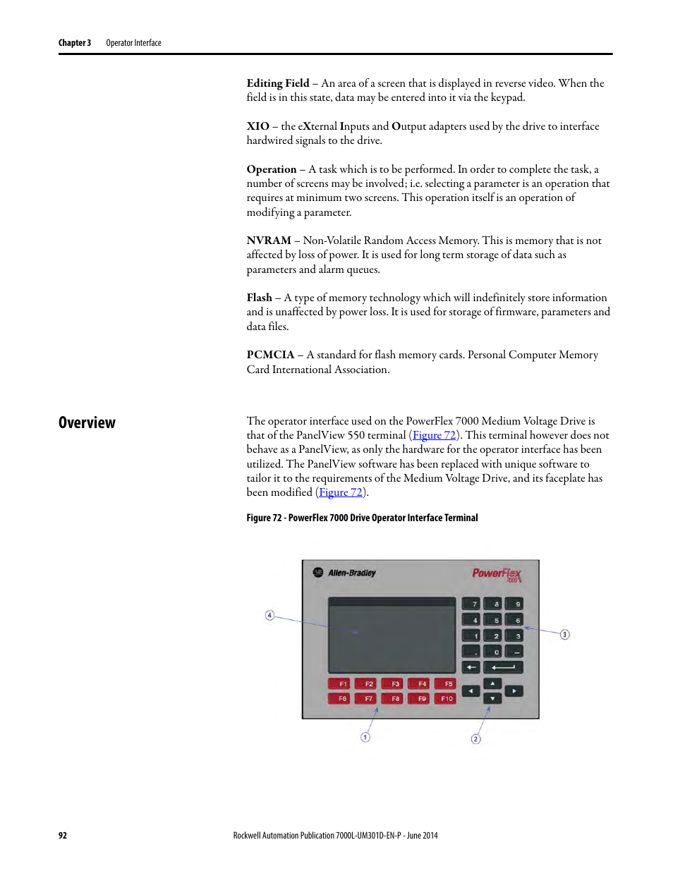 Overview | Rockwell Automation 7000L PowerFlex Medium Voltage AC Drive (C-Frame) - ForGe Control User Manual | Page 92 / 432