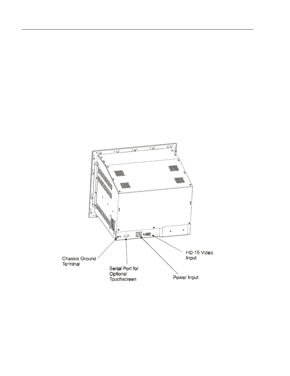 Connecting the 6159 industrial monitor | Rockwell Automation 6159 Industrial 17 inch CRT Monitors, Series B User Manual | Page 12 / 36