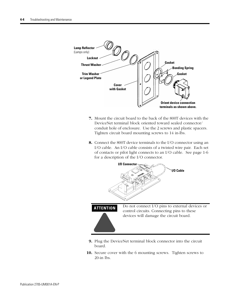 Rockwell Automation 2705 RediSTATION Operator Interface User Manual User Manual | Page 34 / 64