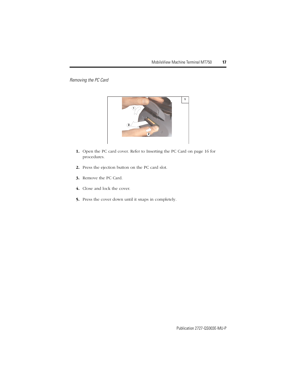 Rockwell Automation 2727-M7P20D1P1, -M7P20D1Q2, -M7P20D1Q3 MobileView Machine Terminal MT750 Quick Start User Manual | Page 17 / 148