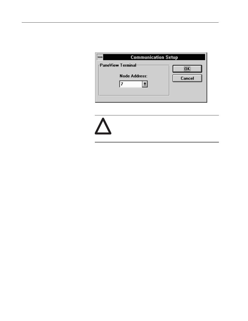 Panelbuilder communications setup | Rockwell Automation 2711 PanelView 550/900 Profibus Communications User Guide User Manual | Page 24 / 44