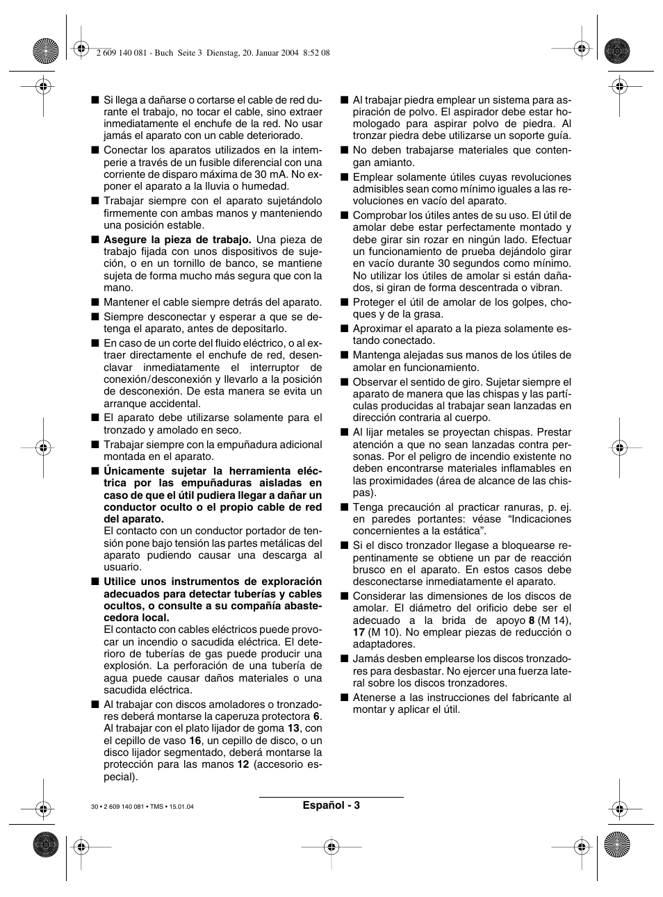 Bosch GWS 6-100 (E) User Manual | Page 14 / 27