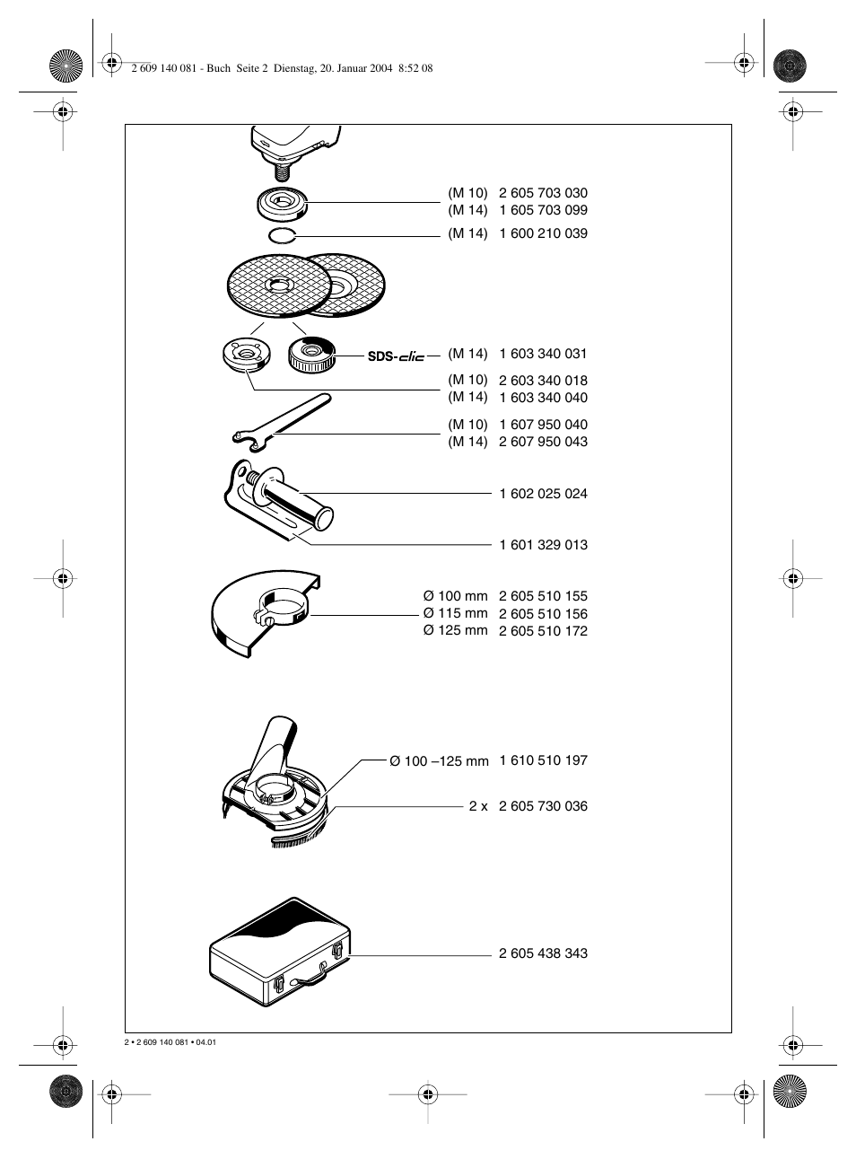 Bosch GWS 6-100 (E) User Manual | Page 2 / 27