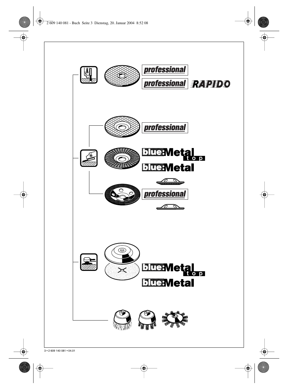 Bosch GWS 6-100 (E) User Manual | Page 3 / 27