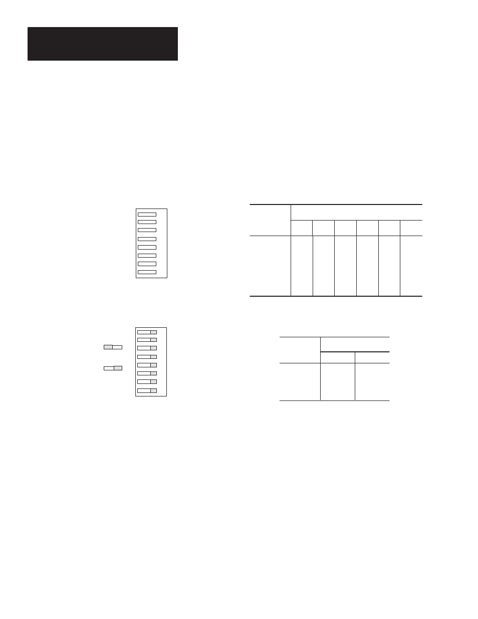 Setting switch bank 1 | Rockwell Automation 2705 RediPanel Push Button Module User Manual | Page 16 / 100