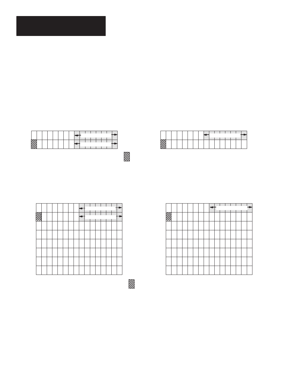 Input and output image tables, I/o image tables for 8 push button modules | Rockwell Automation 2705 RediPanel Push Button Module User Manual | Page 20 / 100