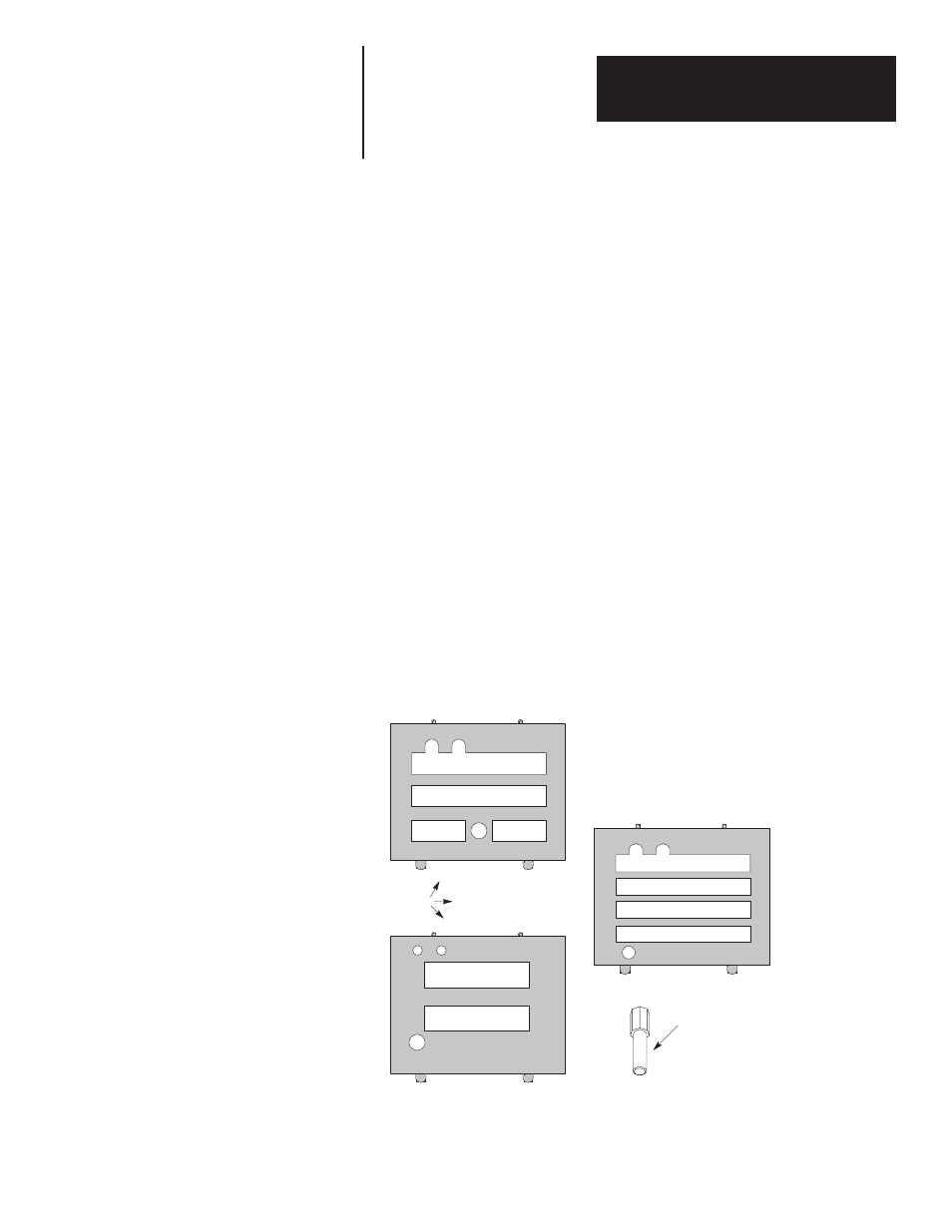 B - custom redipanel modules, Custom 800a redipanel module, Custom redipanel modules | Rockwell Automation 2705 RediPanel Push Button Module User Manual | Page 80 / 100