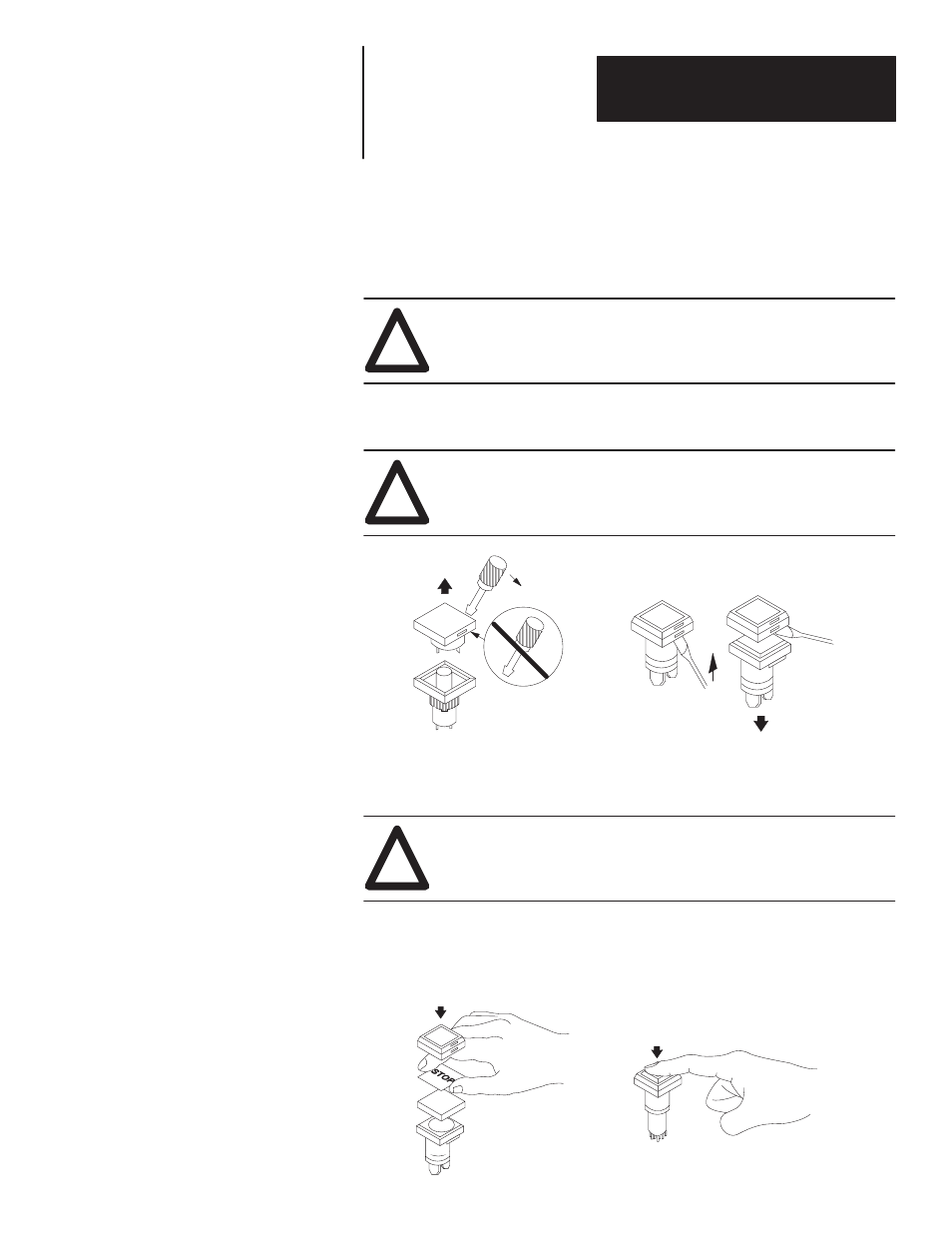 D - adding/replacing push button legends, Adding/replacing push button legends | Rockwell Automation 2705 RediPanel Push Button Module User Manual | Page 89 / 100