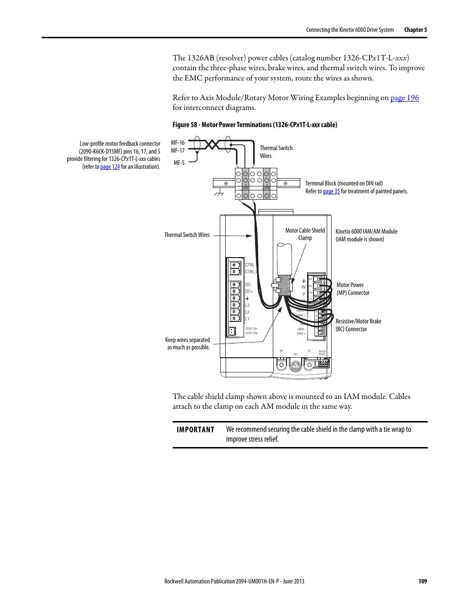 Rockwell Automation 2094-xMxx-S Kinetix 6000 Multi-axis Servo Drives User Manual User Manual | Page 109 / 286