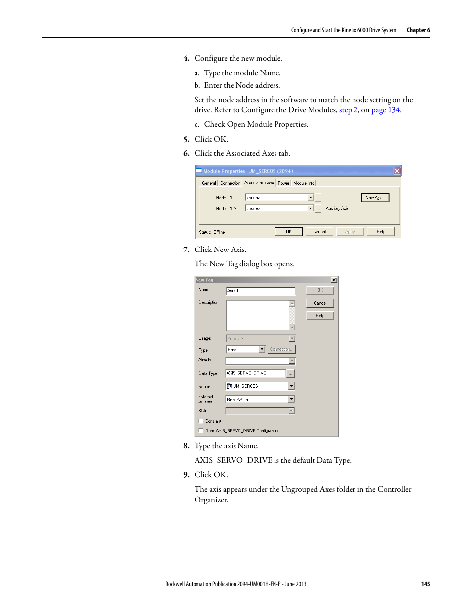 Rockwell Automation 2094-xMxx-S Kinetix 6000 Multi-axis Servo Drives User Manual User Manual | Page 145 / 286