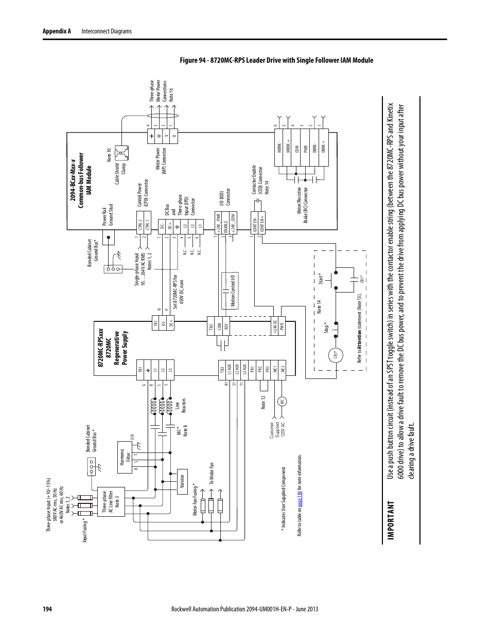 Rockwell Automation 2094-xMxx-S Kinetix 6000 Multi-axis Servo Drives User Manual User Manual | Page 194 / 286