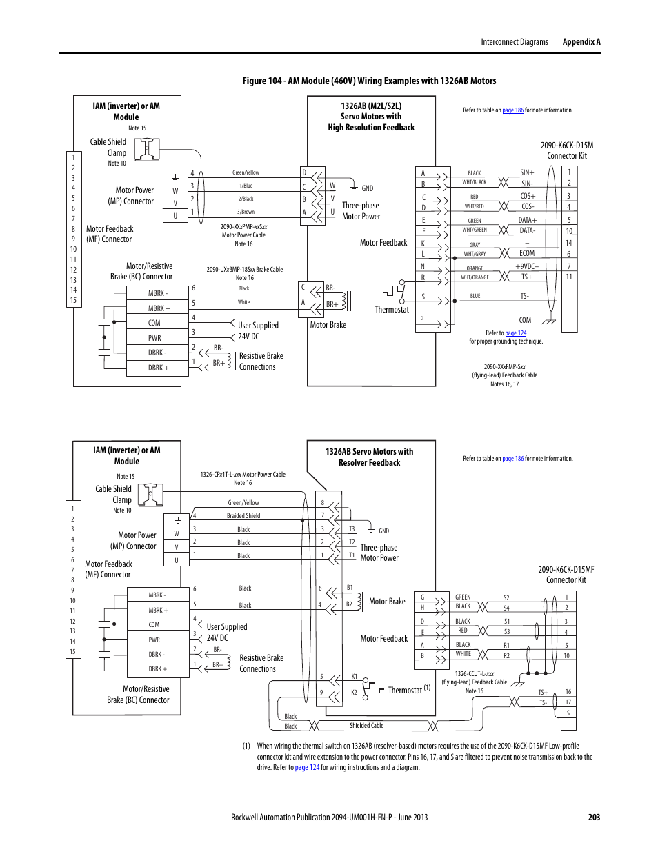 Rockwell Automation 2094-xMxx-S Kinetix 6000 Multi-axis Servo Drives User Manual User Manual | Page 203 / 286