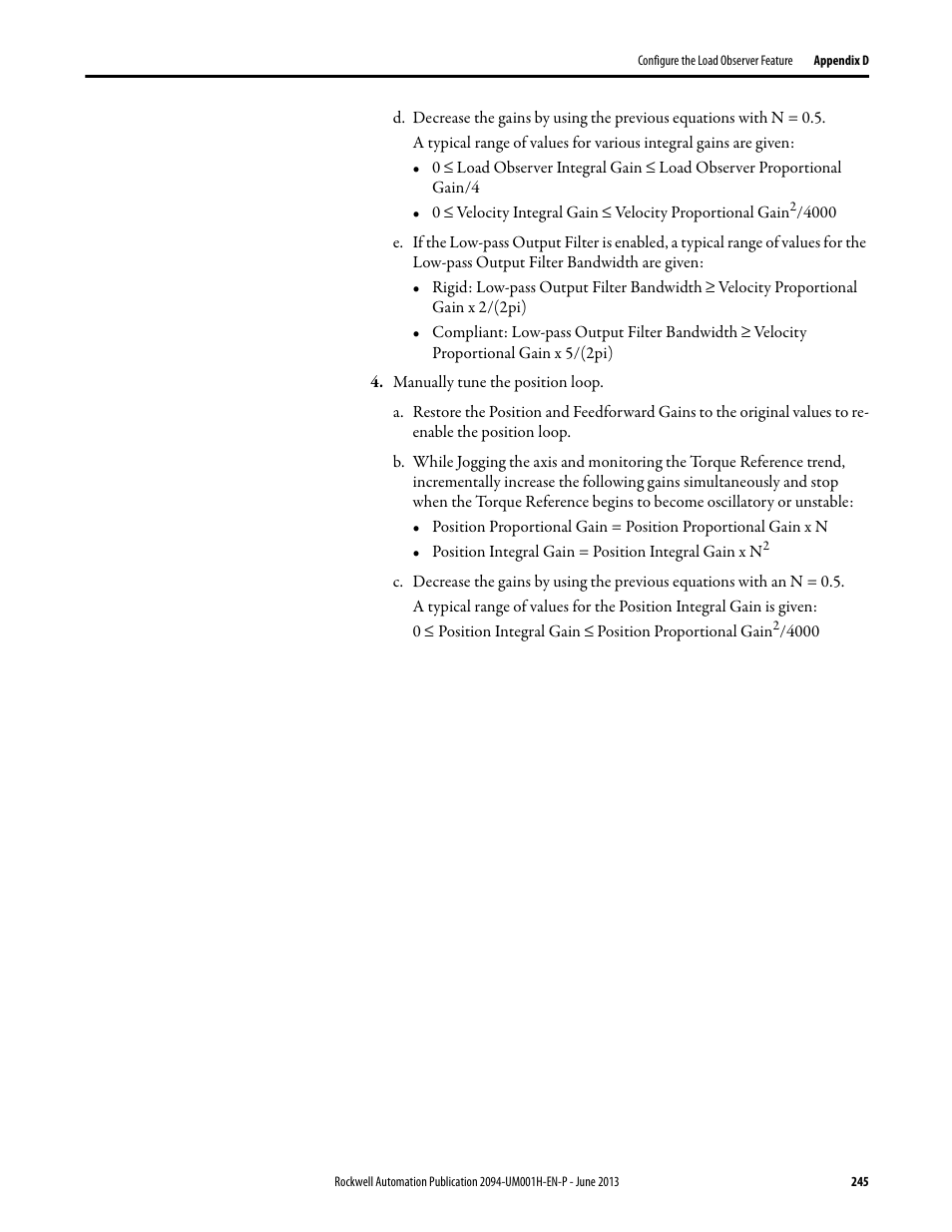 Rockwell Automation 2094-xMxx-S Kinetix 6000 Multi-axis Servo Drives User Manual User Manual | Page 245 / 286