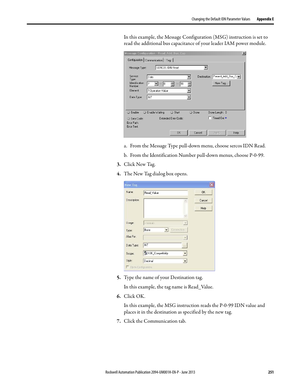 Rockwell Automation 2094-xMxx-S Kinetix 6000 Multi-axis Servo Drives User Manual User Manual | Page 251 / 286