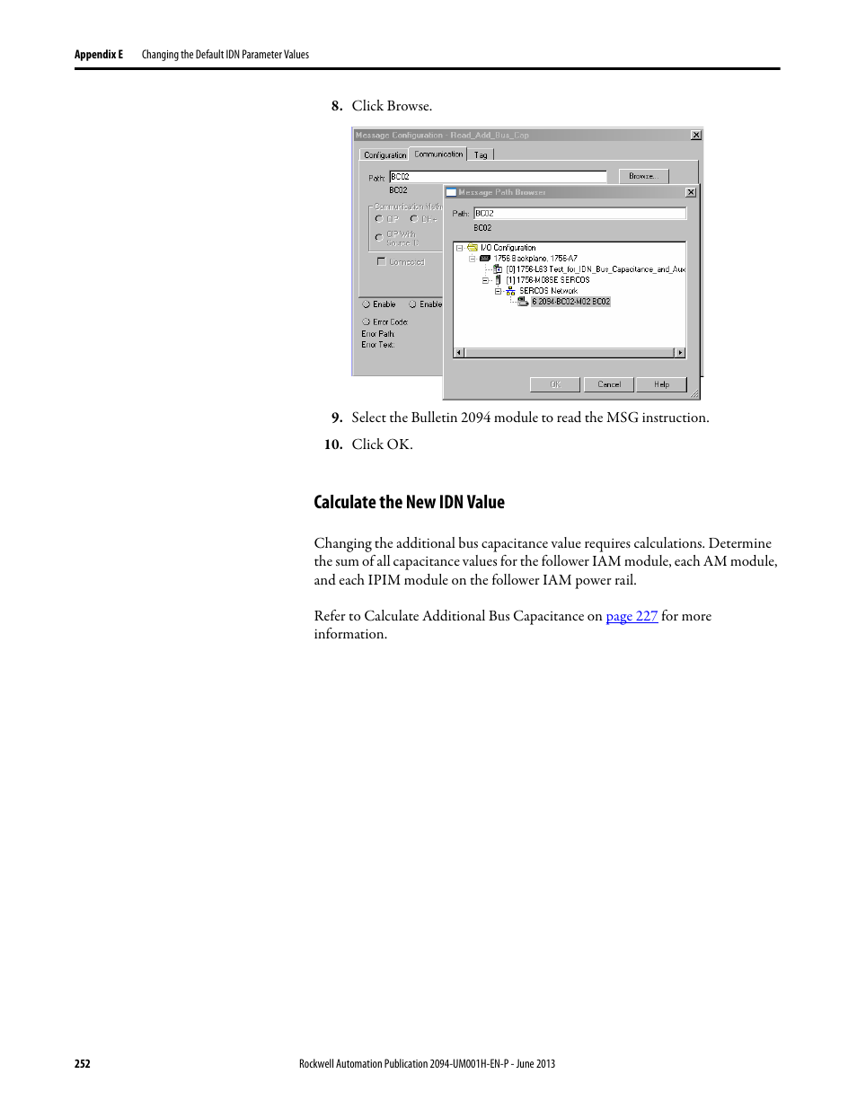 Calculate the new idn value | Rockwell Automation 2094-xMxx-S Kinetix 6000 Multi-axis Servo Drives User Manual User Manual | Page 252 / 286