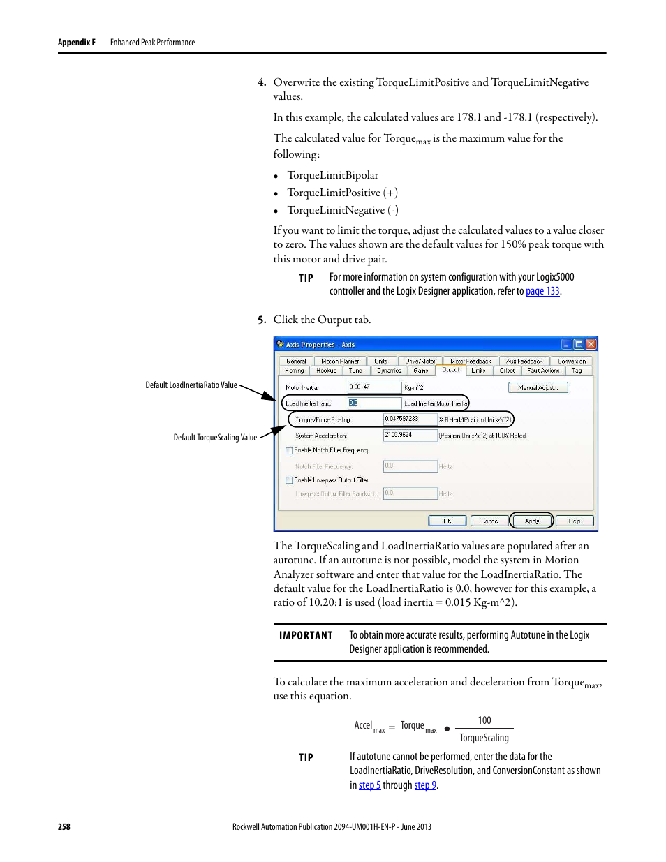 Rockwell Automation 2094-xMxx-S Kinetix 6000 Multi-axis Servo Drives User Manual User Manual | Page 258 / 286