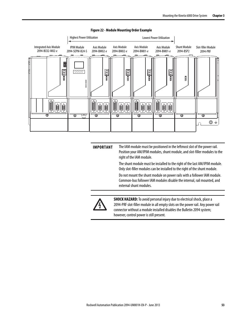 Rockwell Automation 2094-xMxx-S Kinetix 6000 Multi-axis Servo Drives User Manual User Manual | Page 53 / 286