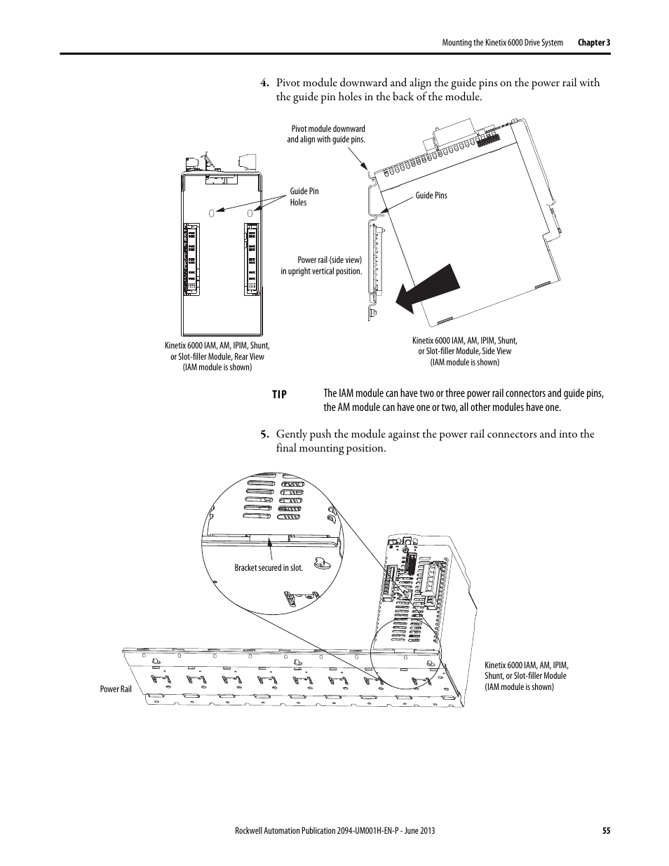 Rockwell Automation 2094-xMxx-S Kinetix 6000 Multi-axis Servo Drives User Manual User Manual | Page 55 / 286