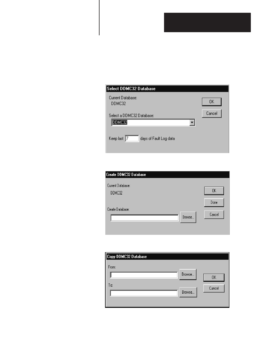 Message database options | Rockwell Automation D64046.5.1 U MNL WIN DDMC User Manual | Page 95 / 162
