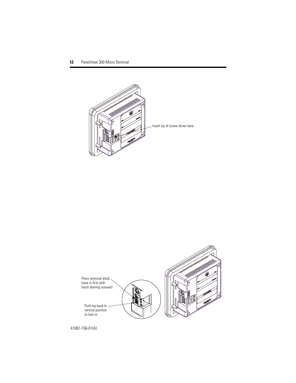 Rockwell Automation 2711-M3A18L1_M3A19L1 PanelView 300 Micro Terminals Installation Instructions User Manual | Page 12 / 116