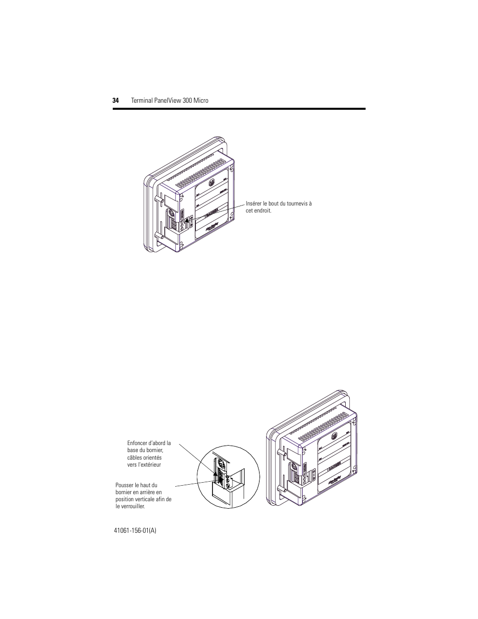 Rockwell Automation 2711-M3A18L1_M3A19L1 PanelView 300 Micro Terminals Installation Instructions User Manual | Page 34 / 116