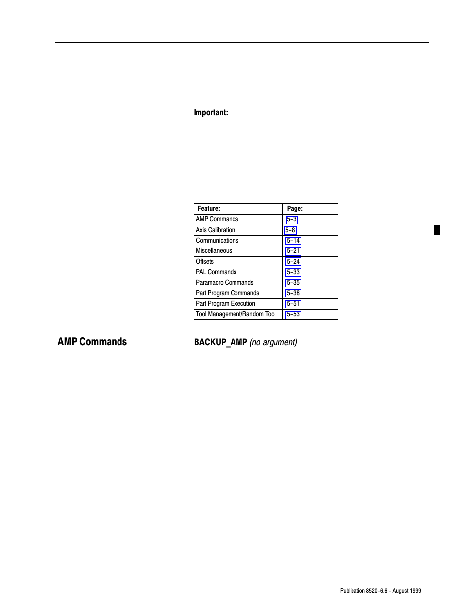 Amp commands | Rockwell Automation 8520-9API 9/Series OCI API Developer's Guide User Manual | Page 114 / 263