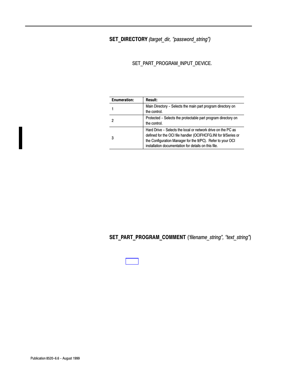 Rockwell Automation 8520-9API 9/Series OCI API Developer's Guide User Manual | Page 157 / 263