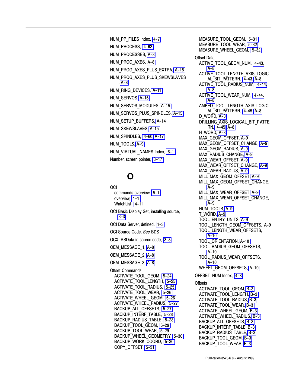 Rockwell Automation 8520-9API 9/Series OCI API Developer's Guide User Manual | Page 253 / 263