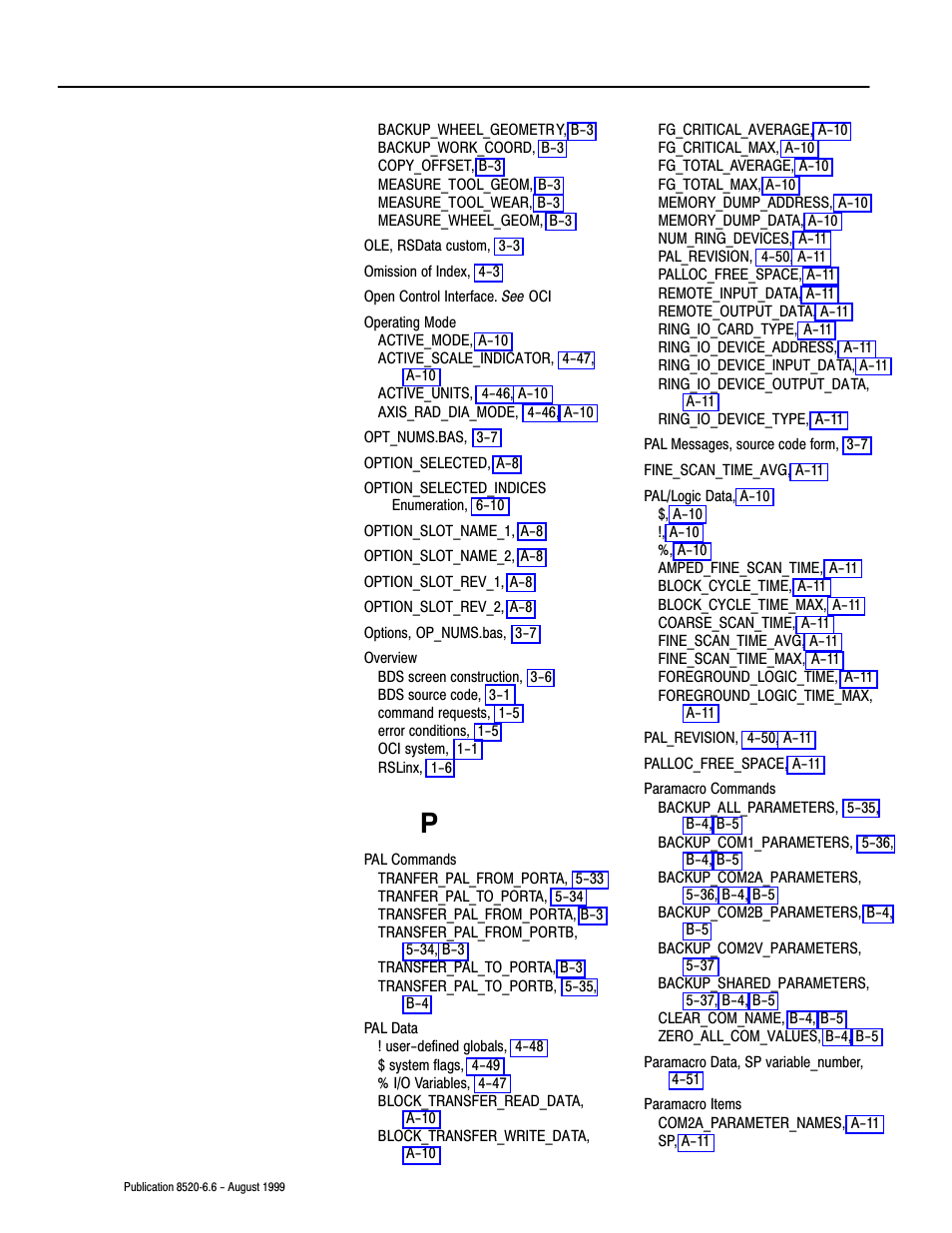 Rockwell Automation 8520-9API 9/Series OCI API Developer's Guide User Manual | Page 254 / 263