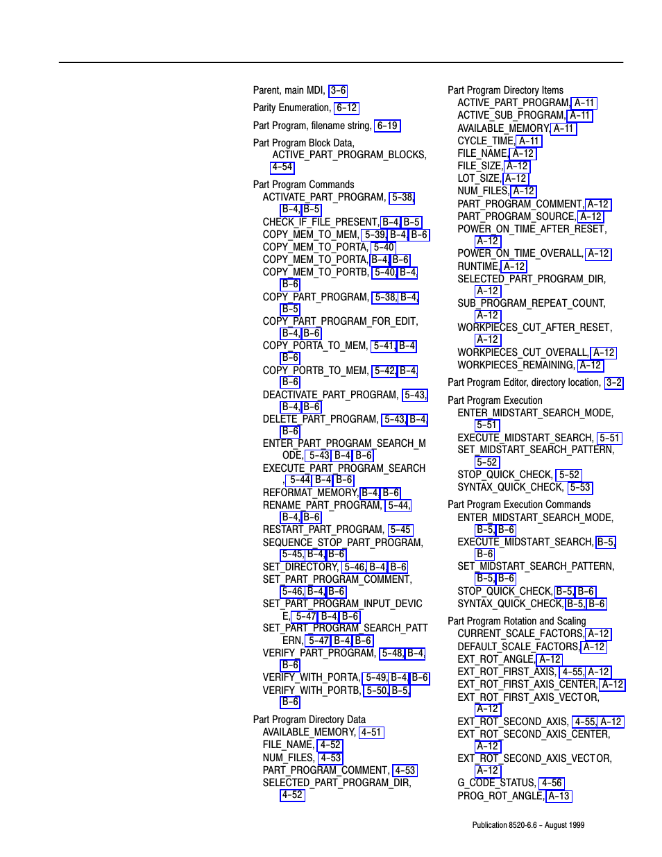 Rockwell Automation 8520-9API 9/Series OCI API Developer's Guide User Manual | Page 255 / 263