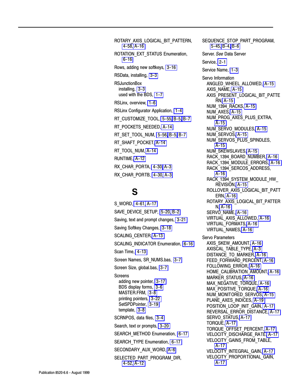 Rockwell Automation 8520-9API 9/Series OCI API Developer's Guide User Manual | Page 258 / 263