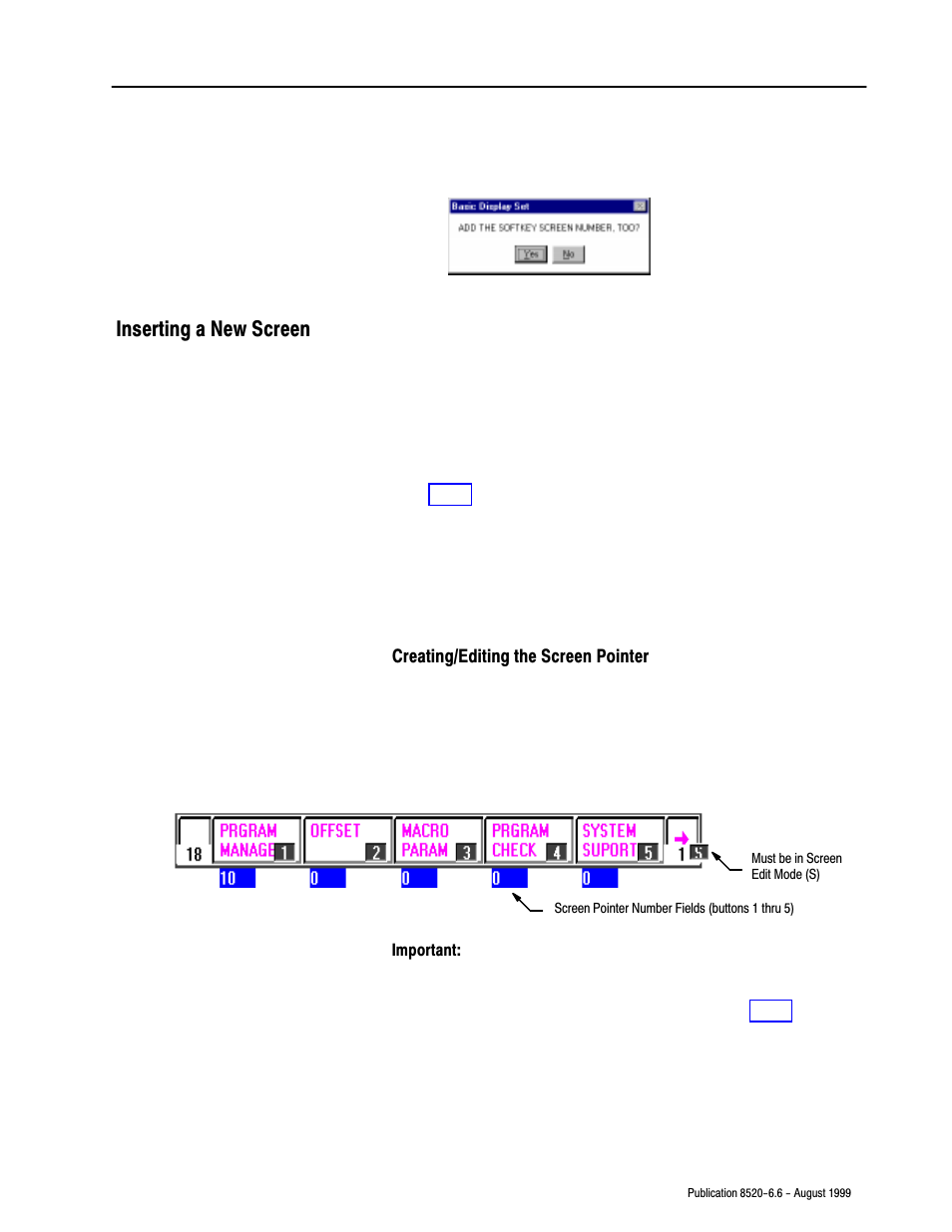 Inserting a new screen | Rockwell Automation 8520-9API 9/Series OCI API Developer's Guide User Manual | Page 38 / 263