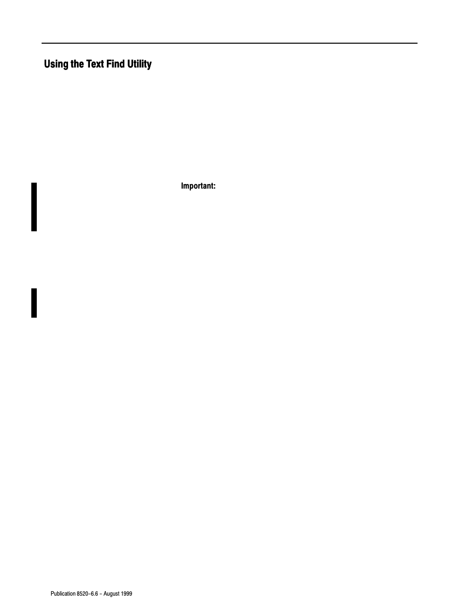 Using the text find utility | Rockwell Automation 8520-9API 9/Series OCI API Developer's Guide User Manual | Page 41 / 263