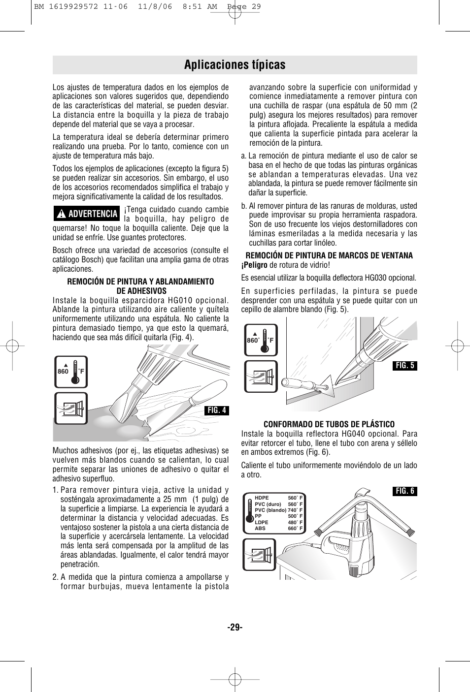 Aplicaciones típicas | Bosch 1944LCD User Manual | Page 29 / 32