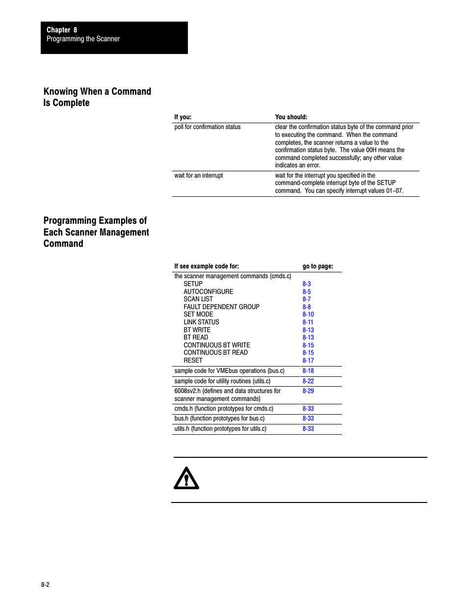 Rockwell Automation 6008-SV2R VMEbus remote I/O Scanner User Manual | Page 136 / 194