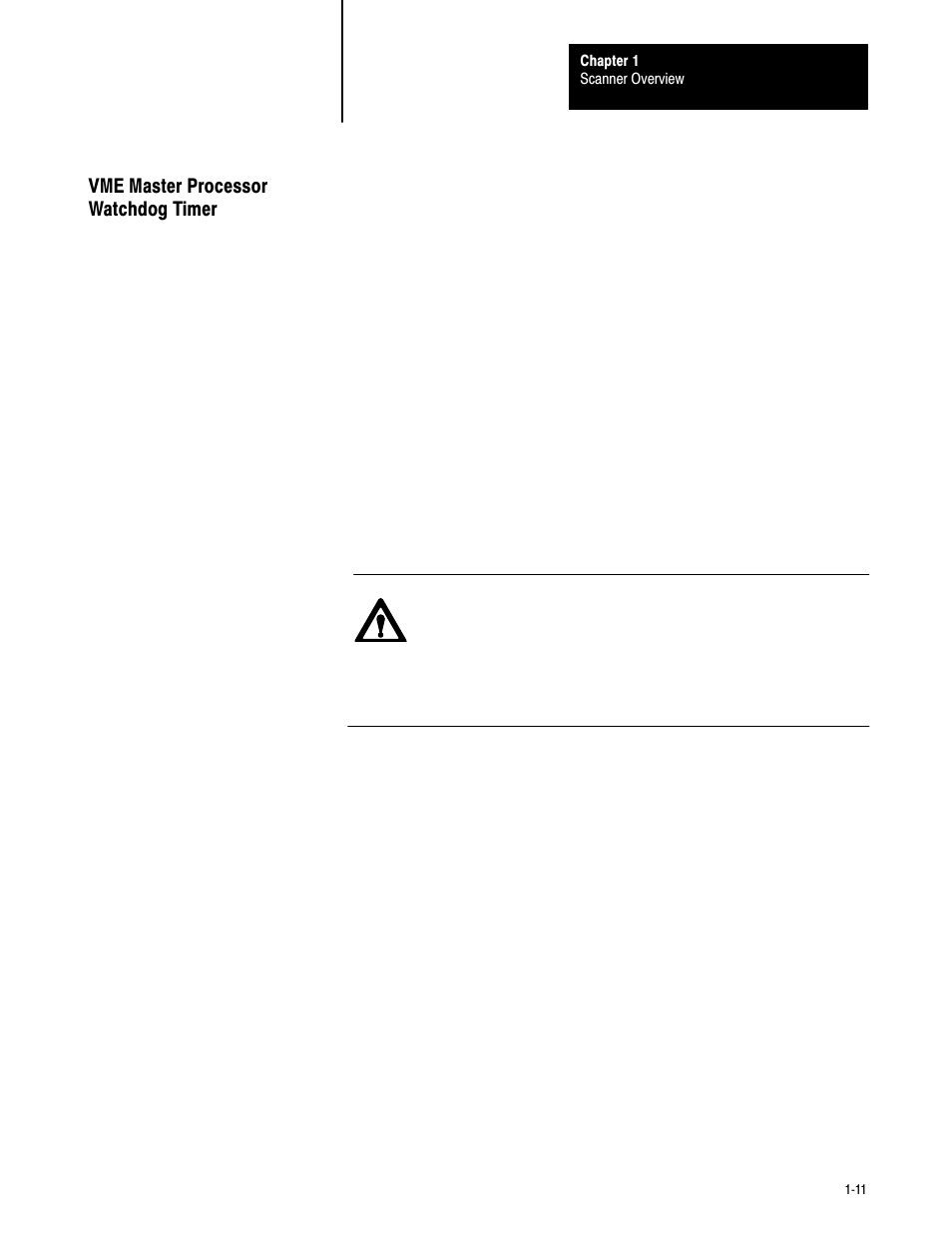 1ć11 | Rockwell Automation 6008-SV2R VMEbus remote I/O Scanner User Manual | Page 19 / 194