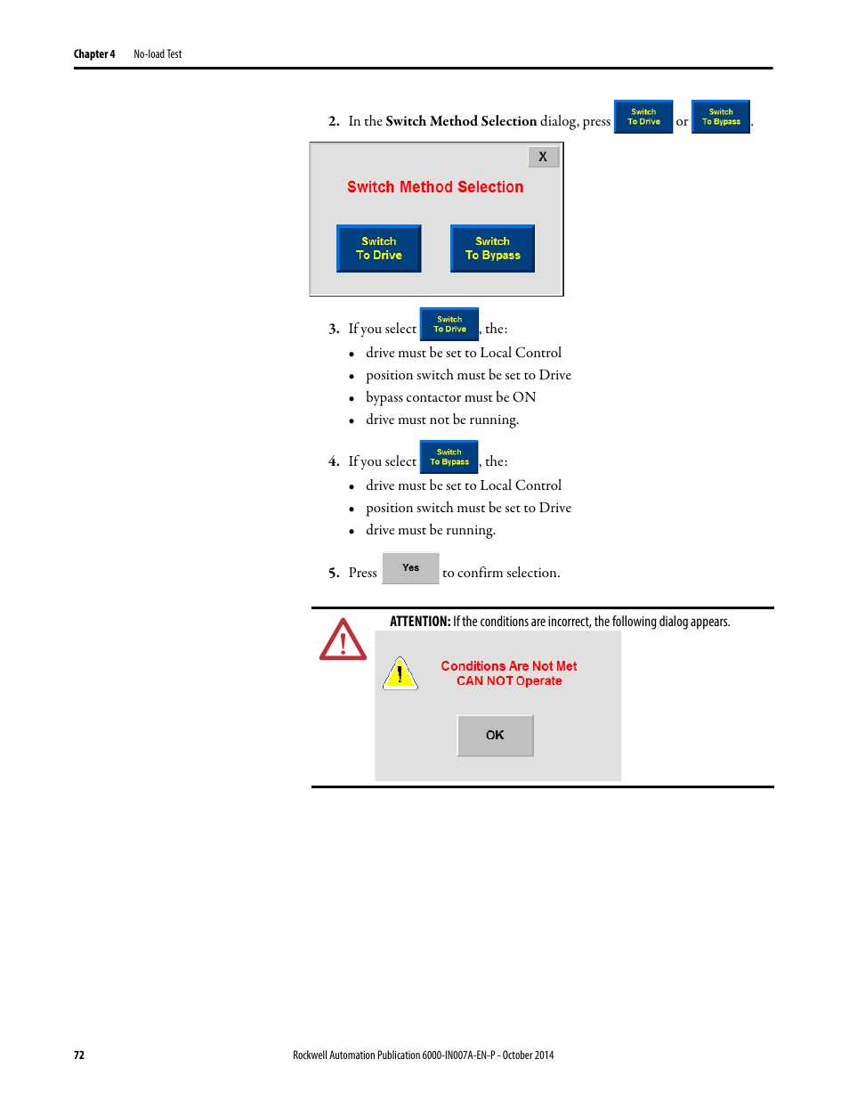 Rockwell Automation 6000 PowerFlex Medium Voltage Variable Frequency Drive Commissioning Manual User Manual | Page 72 / 98