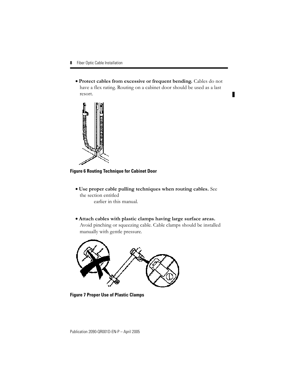 Rockwell Automation 2090-SCVPx Fiber Optic Cable Installation Quick Reference User Manual | Page 8 / 12