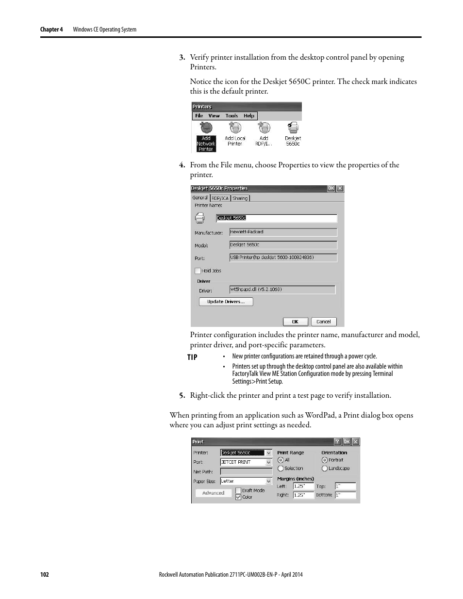 Rockwell Automation 2711PC-xxxx PanelView Plus 6 Compact Terminals User Manual User Manual | Page 102 / 162