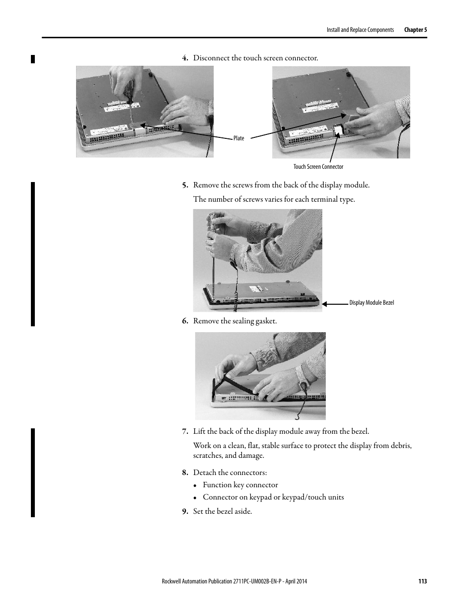 Rockwell Automation 2711PC-xxxx PanelView Plus 6 Compact Terminals User Manual User Manual | Page 113 / 162