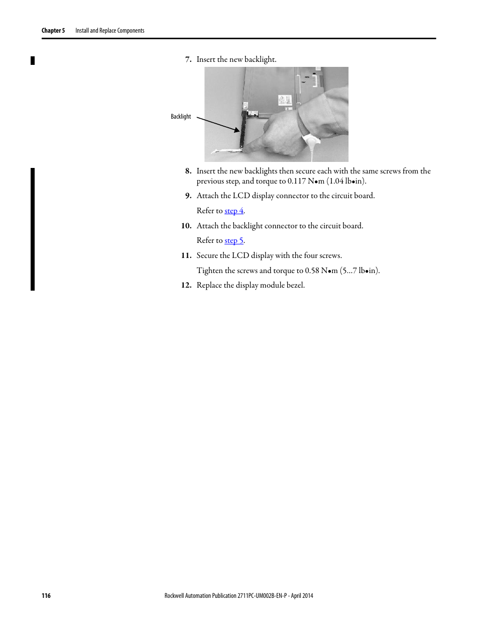 Rockwell Automation 2711PC-xxxx PanelView Plus 6 Compact Terminals User Manual User Manual | Page 116 / 162