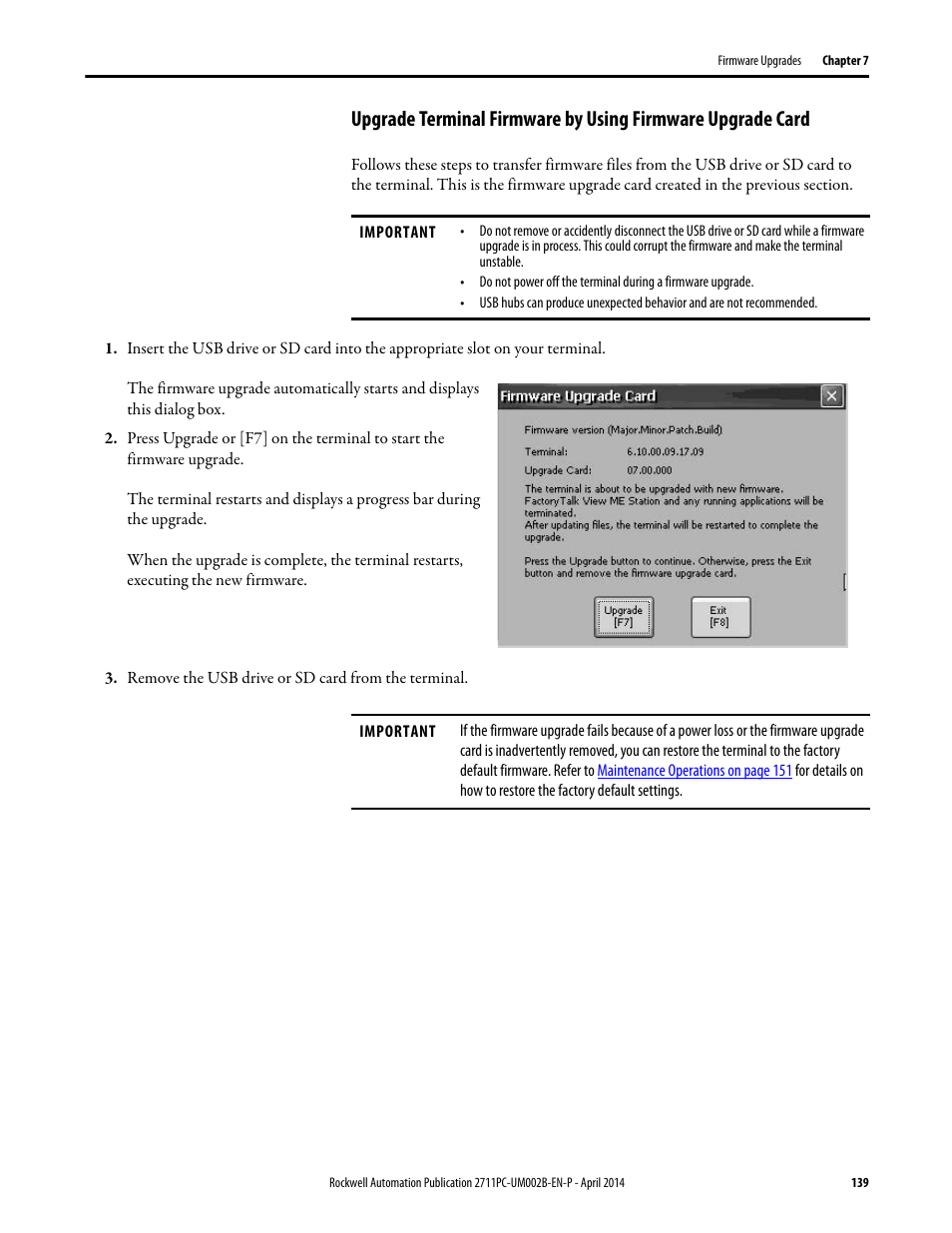 Rockwell Automation 2711PC-xxxx PanelView Plus 6 Compact Terminals User Manual User Manual | Page 139 / 162