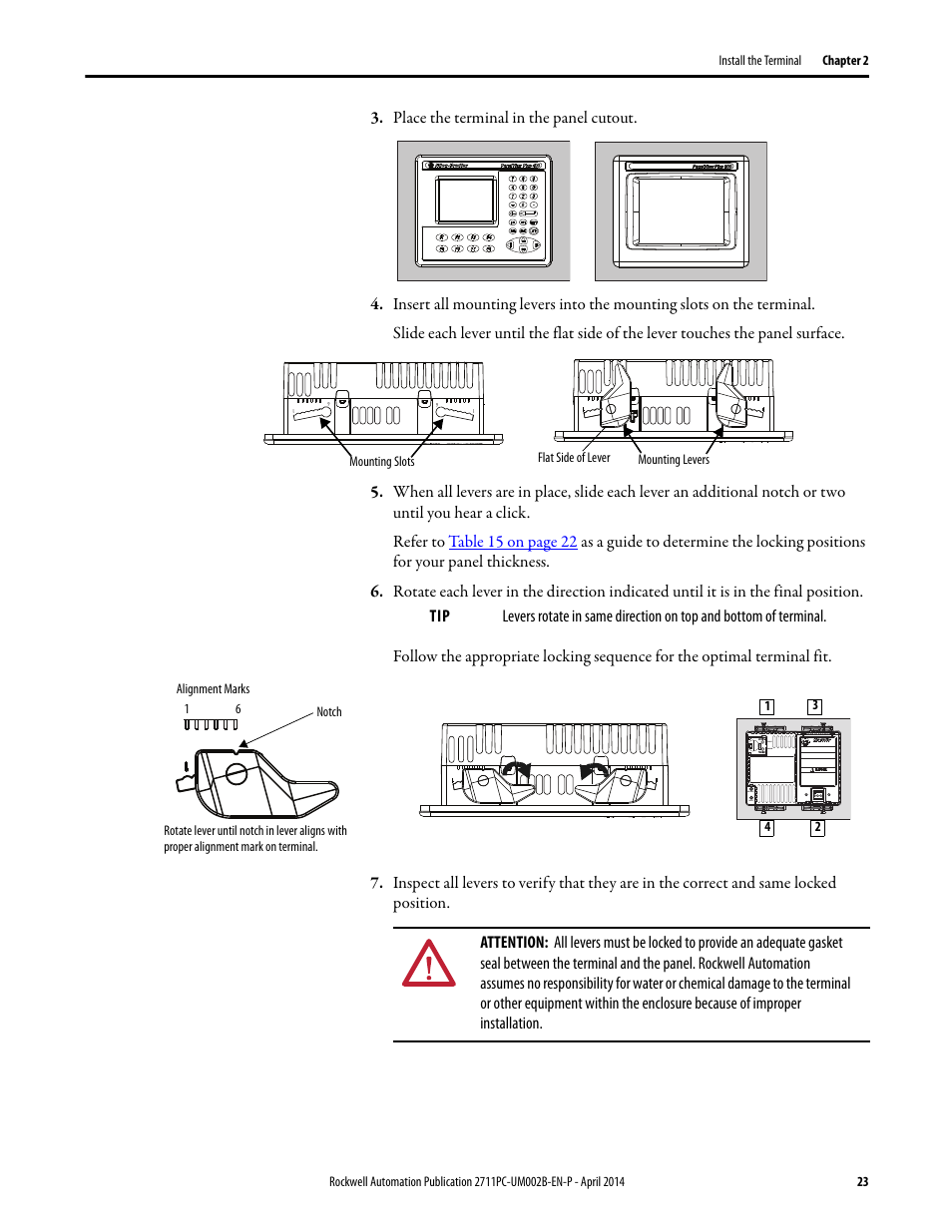 Rockwell Automation 2711PC-xxxx PanelView Plus 6 Compact Terminals User Manual User Manual | Page 23 / 162