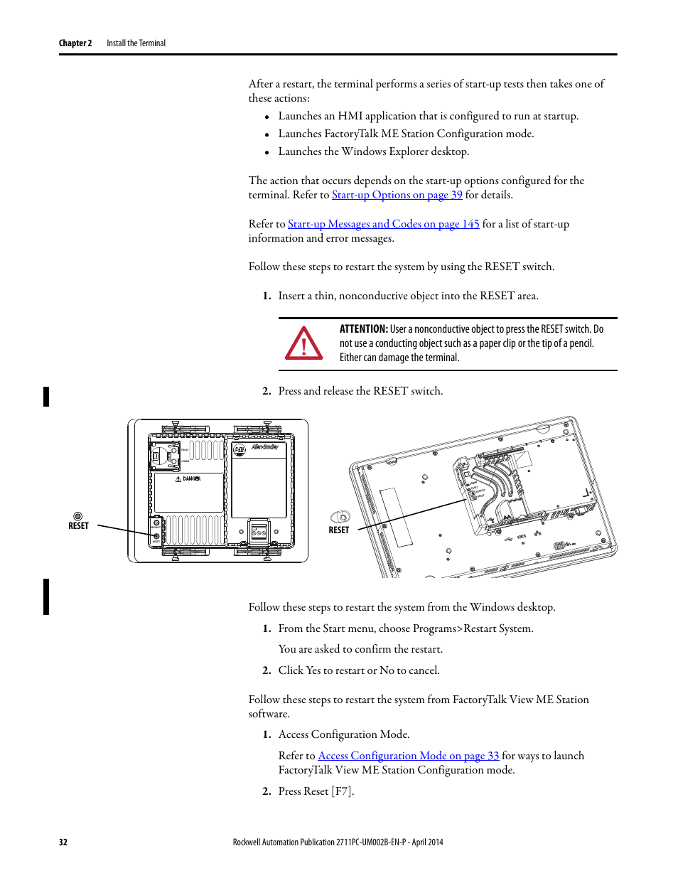 Rockwell Automation 2711PC-xxxx PanelView Plus 6 Compact Terminals User Manual User Manual | Page 32 / 162