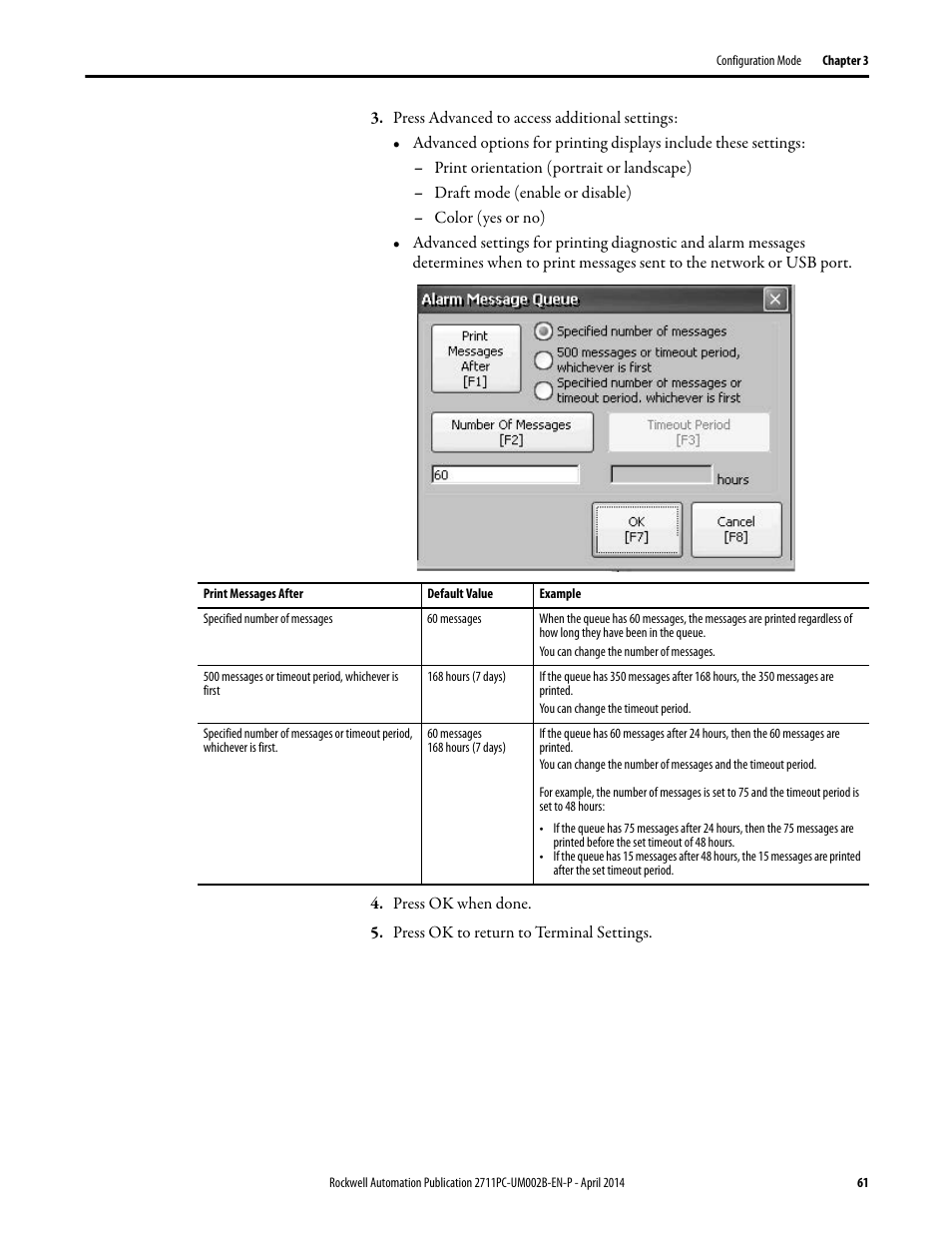 Rockwell Automation 2711PC-xxxx PanelView Plus 6 Compact Terminals User Manual User Manual | Page 61 / 162