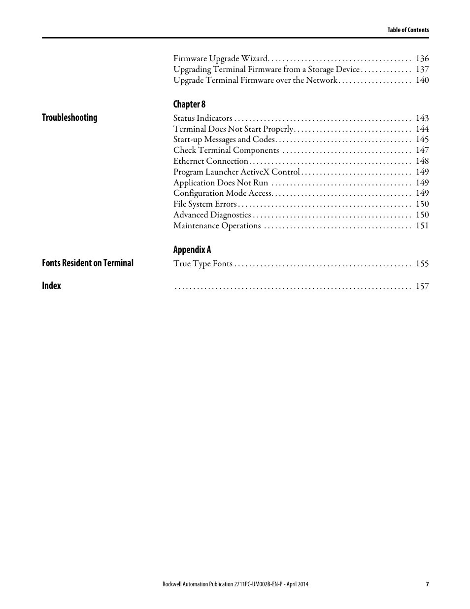 Rockwell Automation 2711PC-xxxx PanelView Plus 6 Compact Terminals User Manual User Manual | Page 7 / 162