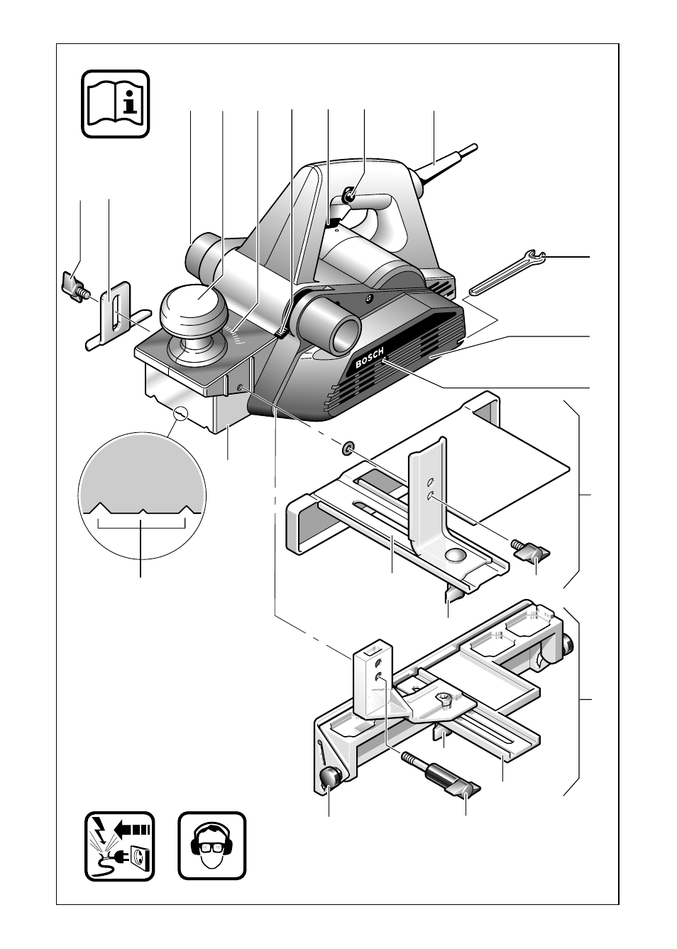 Bosch GHO 36-82 C User Manual | Page 4 / 86