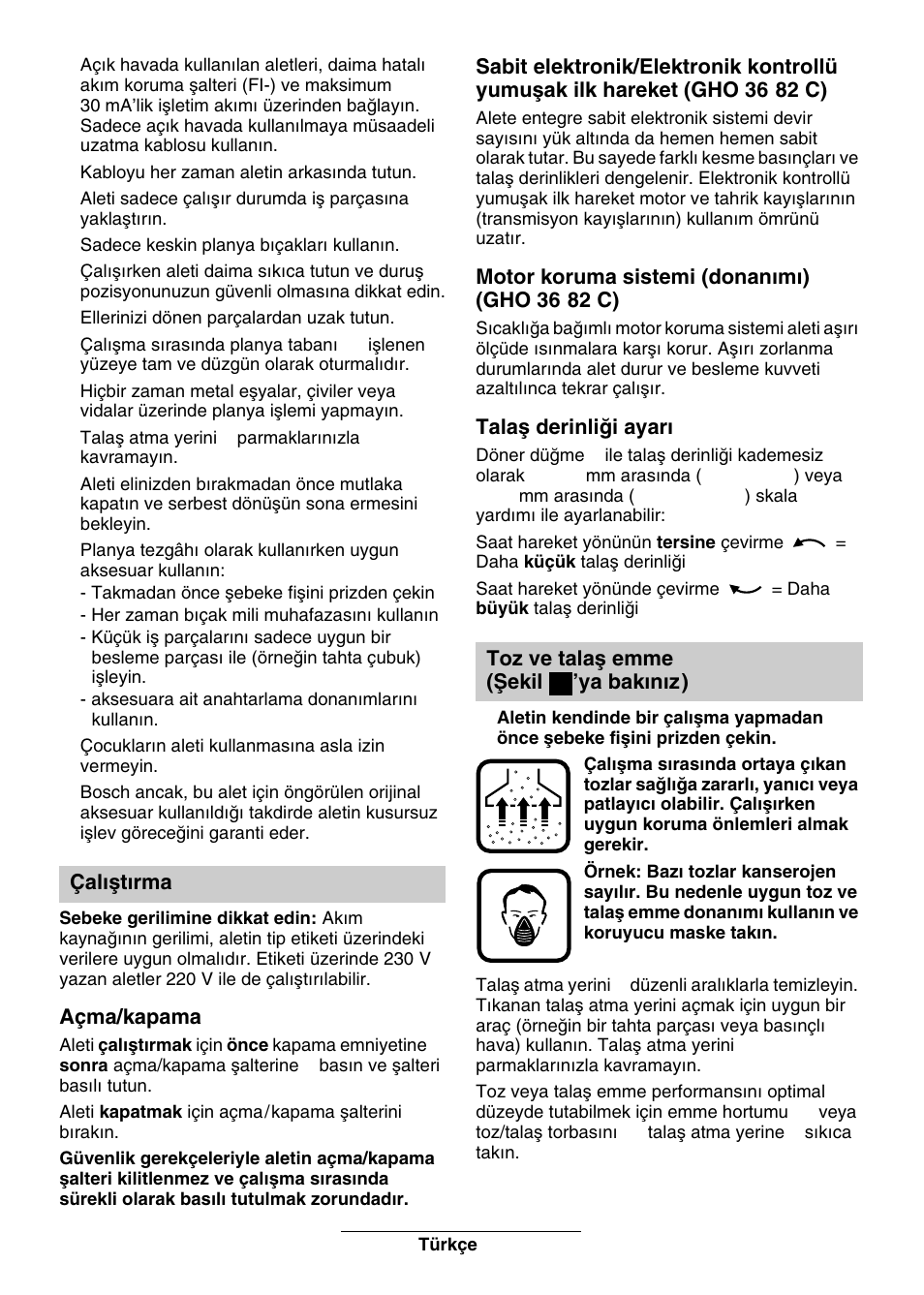 Bosch GHO 36-82 C User Manual | Page 79 / 86