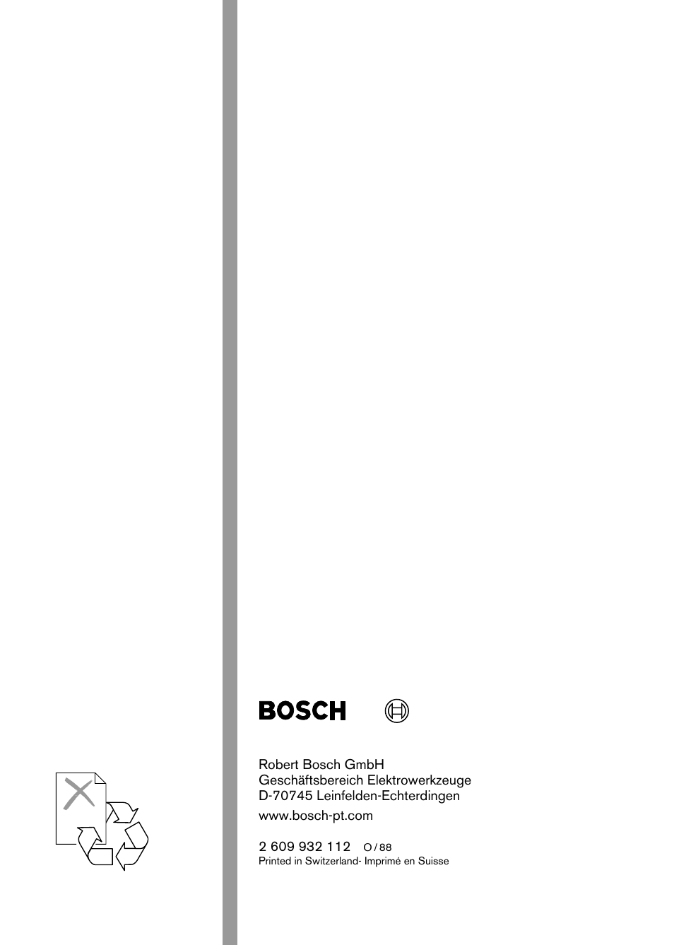 Bosch GHO 36-82 C User Manual | Page 86 / 86